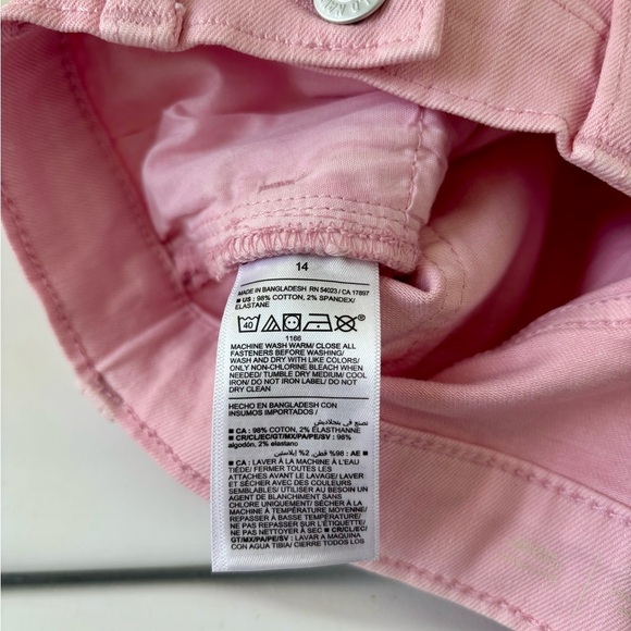 Old Navy Pink Jean Shorts for Kids / Teens - Picture 3 of 6
